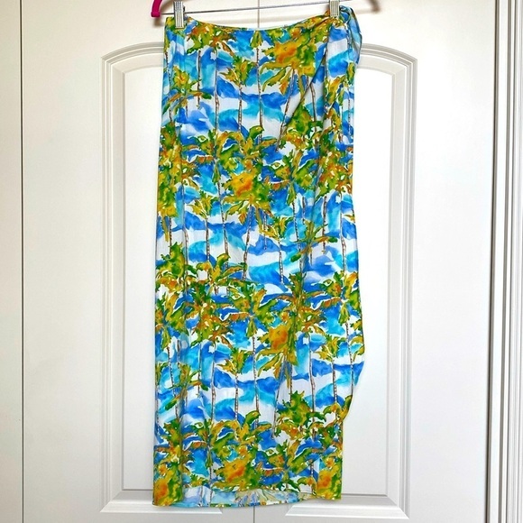 Jams World sarong wrap skirt Womens S Cocoa Palm surfer Beach Hawaiian sarong - Picture 1 of 10